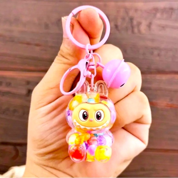 NEW Rainbow Labubu Keychain / Bag Charm 🌈 - Picture 1 of 7
